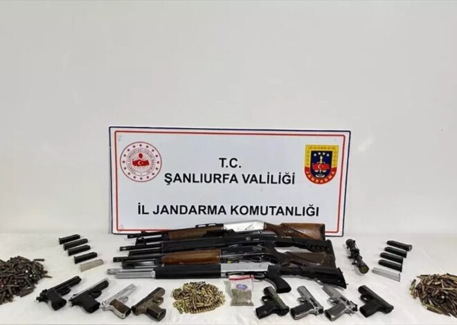 Şanlıurfa’da Silah Kaçakçılığı Operasyonu